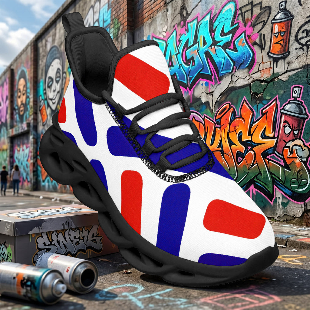 Custom France 2026 World Cup Sneakers DIY Country Flag Running Shoes Lightweight Sport Shoes Gift for Football Fans Personalized Team Name and Logo FN003-F009150-7