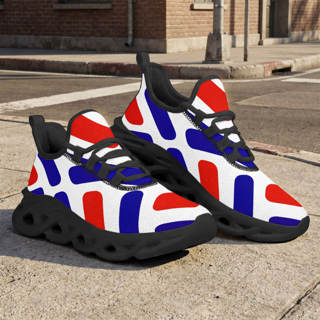 Custom France 2026 World Cup Sneakers DIY Country Flag Running Shoes Lightweight Sport Shoes Gift for Football Fans Personalized Team Name and Logo FN003-F009150-7
