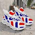 Custom France 2026 World Cup Sneakers DIY Country Flag Running Shoes Lightweight Sport Shoes Gift for Football Fans Personalized Team Name and Logo FN003-F009150-7
