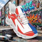 Custom France 2026 World Cup Sneakers DIY Country Flag Running Shoes Lightweight Sport Shoes Gift for Football Fans Personalized Team Name and Logo FN003-F009150-8