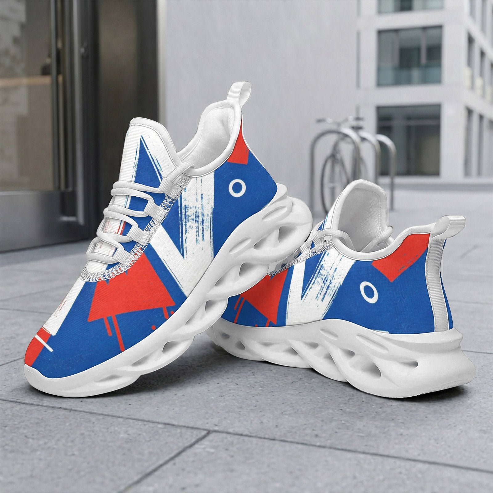 Custom France 2026 World Cup Sneakers DIY Country Flag Running Shoes Lightweight Sport Shoes Gift for Football Fans Personalized Team Name and Logo FN003-F009150-8