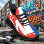 Custom France 2026 World Cup Sneakers DIY Country Flag Running Shoes Lightweight Sport Shoes Gift for Football Fans Personalized Team Name and Logo FN003-F009150-8