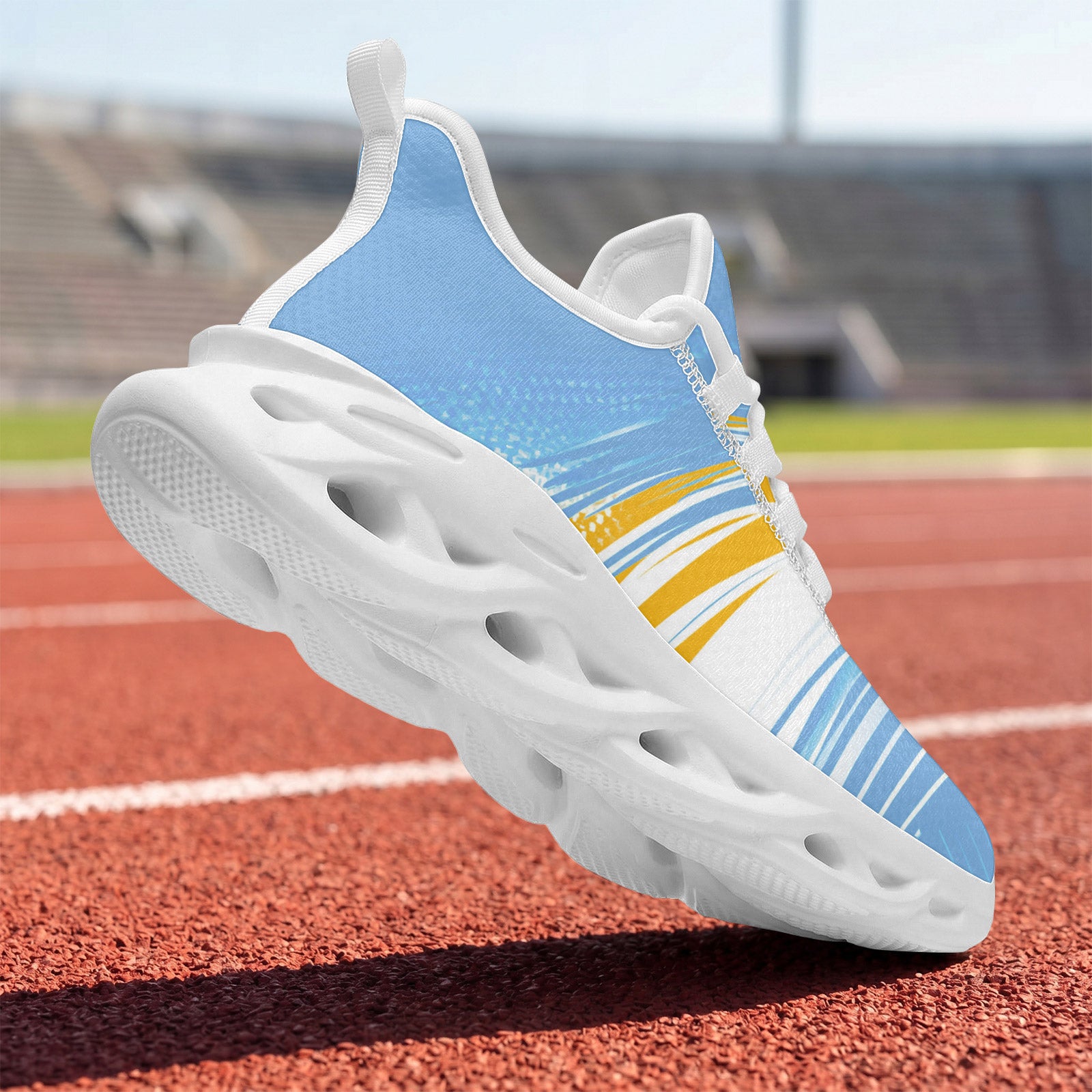 Custom Argentina 2026 World Cup Sneakers DIY Country Flag Running Shoes Lightweight Sport Shoes Gift for Football Fans Personalized Team Name and Logo FN003-F009152-10