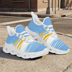 Custom Argentina 2026 World Cup Sneakers DIY Country Flag Running Shoes Lightweight Sport Shoes Gift for Football Fans Personalized Team Name and Logo FN003-F009152-10