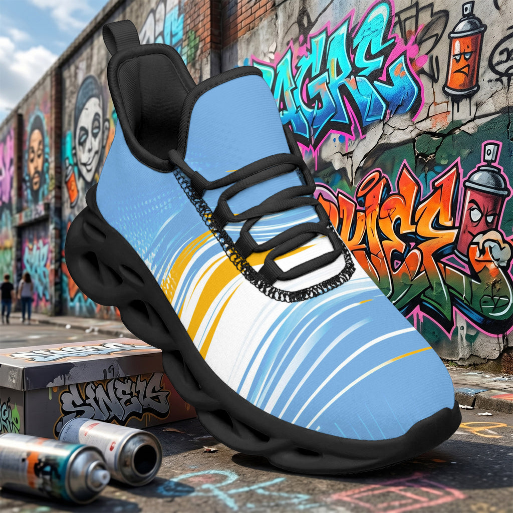 Custom Argentina 2026 World Cup Sneakers DIY Country Flag Running Shoes Lightweight Sport Shoes Gift for Football Fans Personalized Team Name and Logo FN003-F009152-10