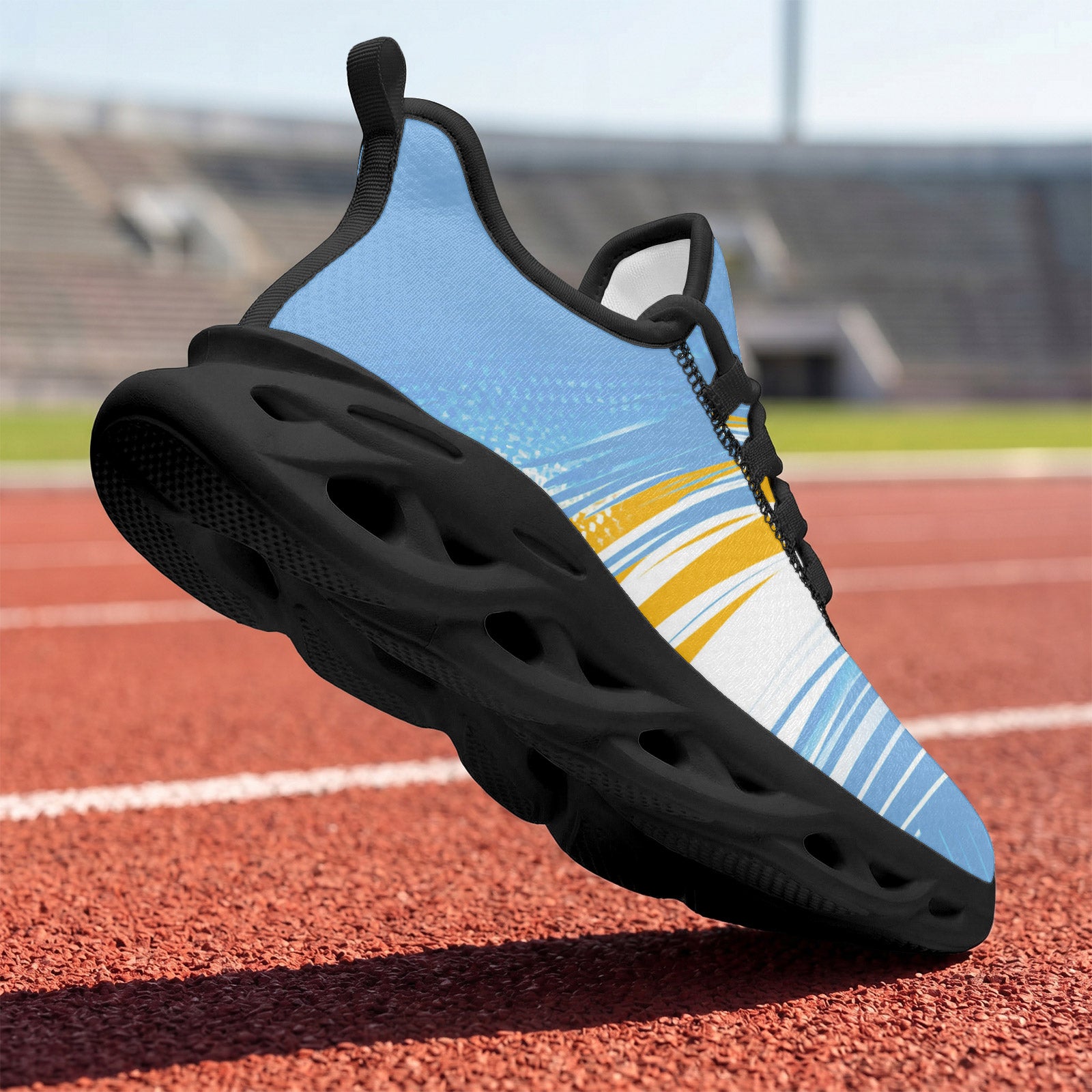 Custom Argentina 2026 World Cup Sneakers DIY Country Flag Running Shoes Lightweight Sport Shoes Gift for Football Fans Personalized Team Name and Logo FN003-F009152-10