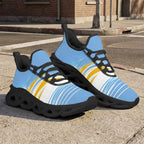 Custom Argentina 2026 World Cup Sneakers DIY Country Flag Running Shoes Lightweight Sport Shoes Gift for Football Fans Personalized Team Name and Logo FN003-F009152-10