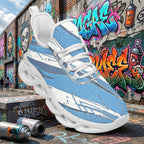 Custom Argentina 2026 World Cup Sneakers DIY Country Flag Running Shoes Lightweight Sport Shoes Gift for Football Fans Personalized Team Name and Logo FN003-F009152-2