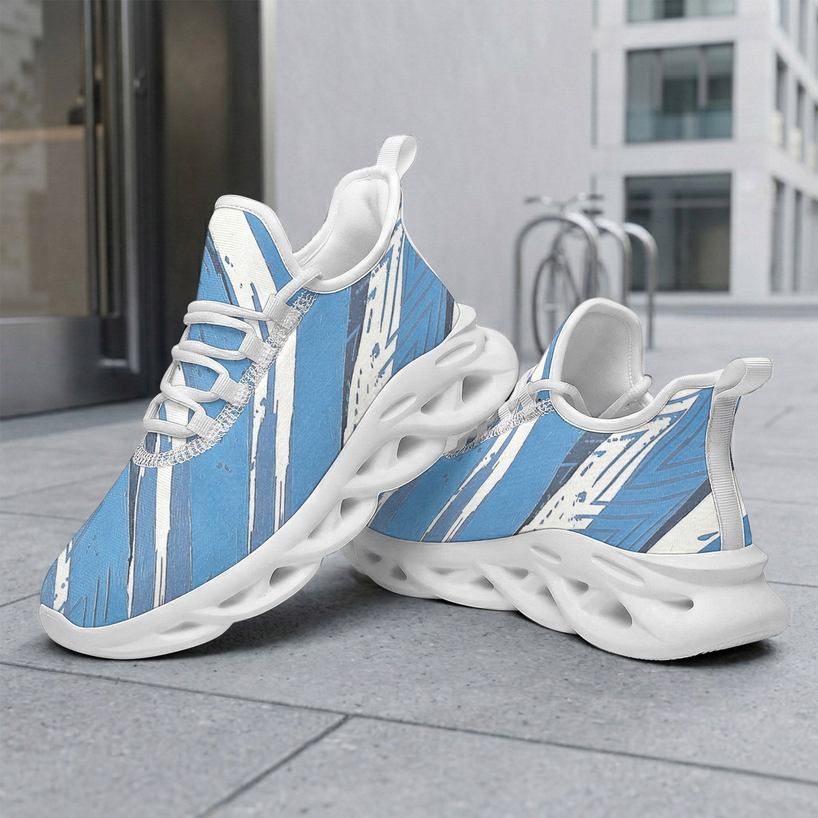 Custom Argentina 2026 World Cup Sneakers DIY Country Flag Running Shoes Lightweight Sport Shoes Gift for Football Fans Personalized Team Name and Logo FN003-F009152-2