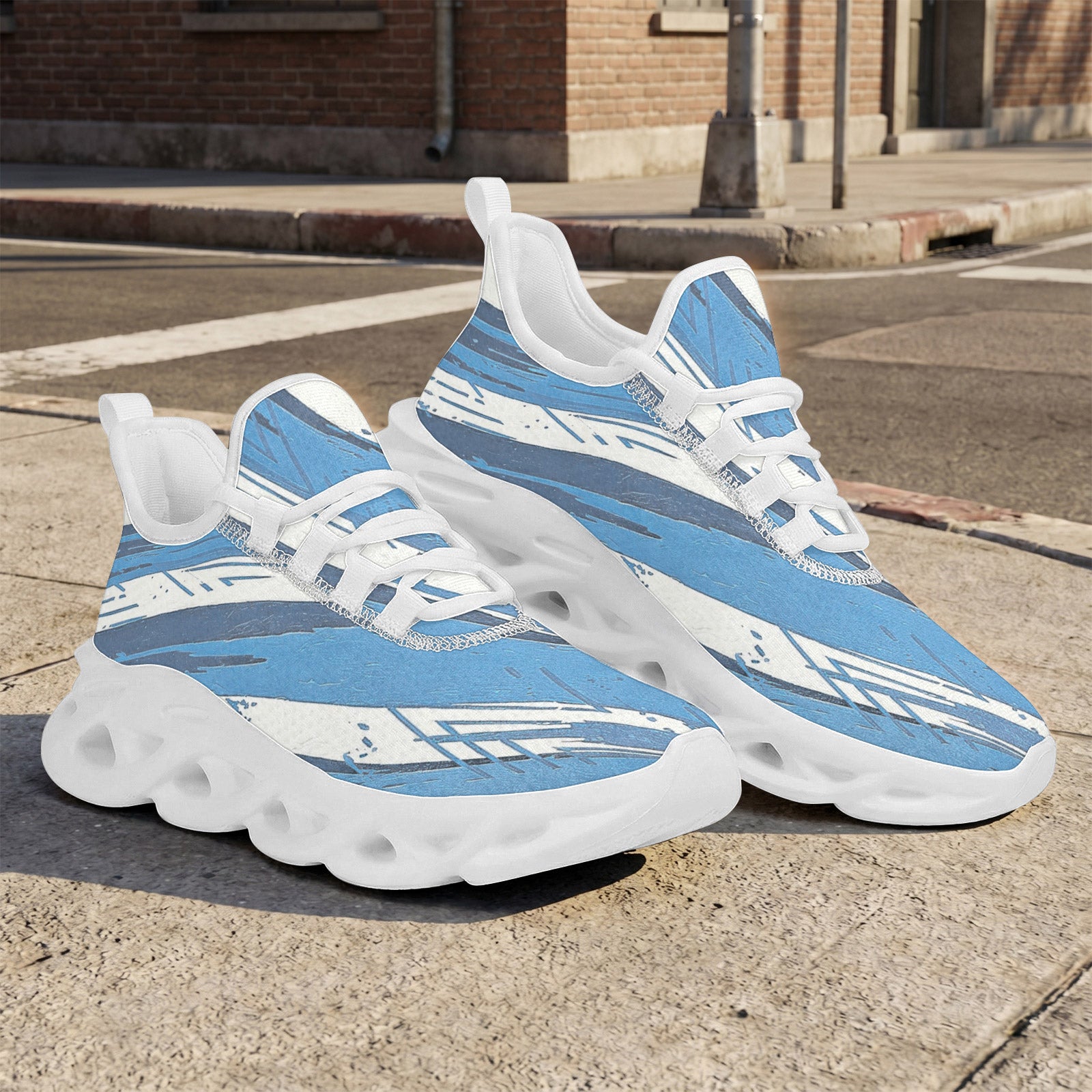Custom Argentina 2026 World Cup Sneakers DIY Country Flag Running Shoes Lightweight Sport Shoes Gift for Football Fans Personalized Team Name and Logo FN003-F009152-2