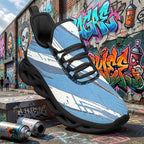 Custom Argentina 2026 World Cup Sneakers DIY Country Flag Running Shoes Lightweight Sport Shoes Gift for Football Fans Personalized Team Name and Logo FN003-F009152-2