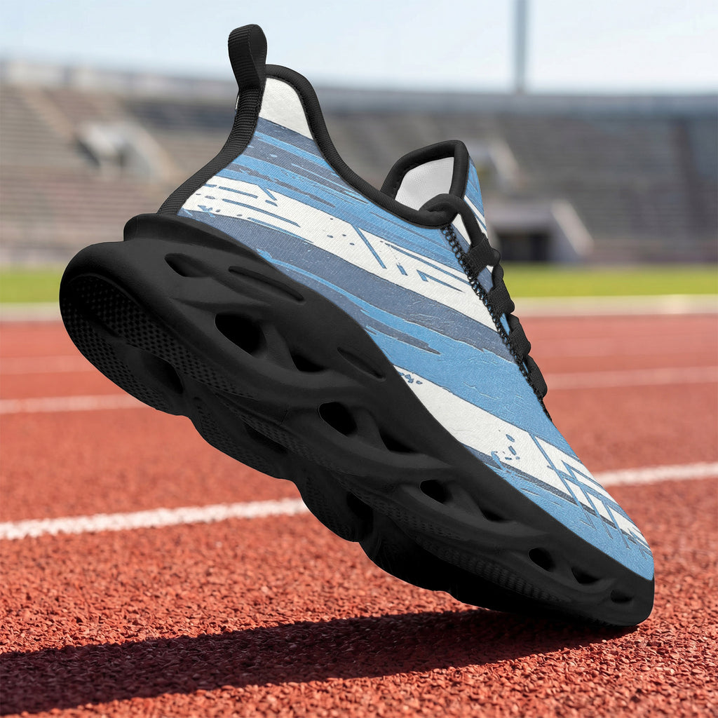 Custom Argentina 2026 World Cup Sneakers DIY Country Flag Running Shoes Lightweight Sport Shoes Gift for Football Fans Personalized Team Name and Logo FN003-F009152-2