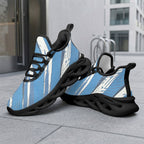 Custom Argentina 2026 World Cup Sneakers DIY Country Flag Running Shoes Lightweight Sport Shoes Gift for Football Fans Personalized Team Name and Logo FN003-F009152-2