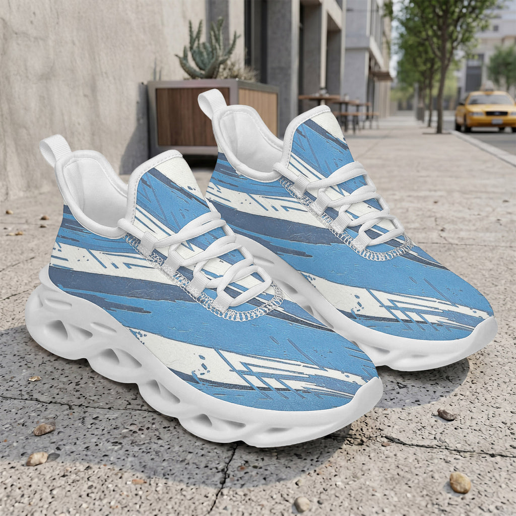 Custom Argentina 2026 World Cup Sneakers DIY Country Flag Running Shoes Lightweight Sport Shoes Gift for Football Fans Personalized Team Name and Logo FN003-F009152-2