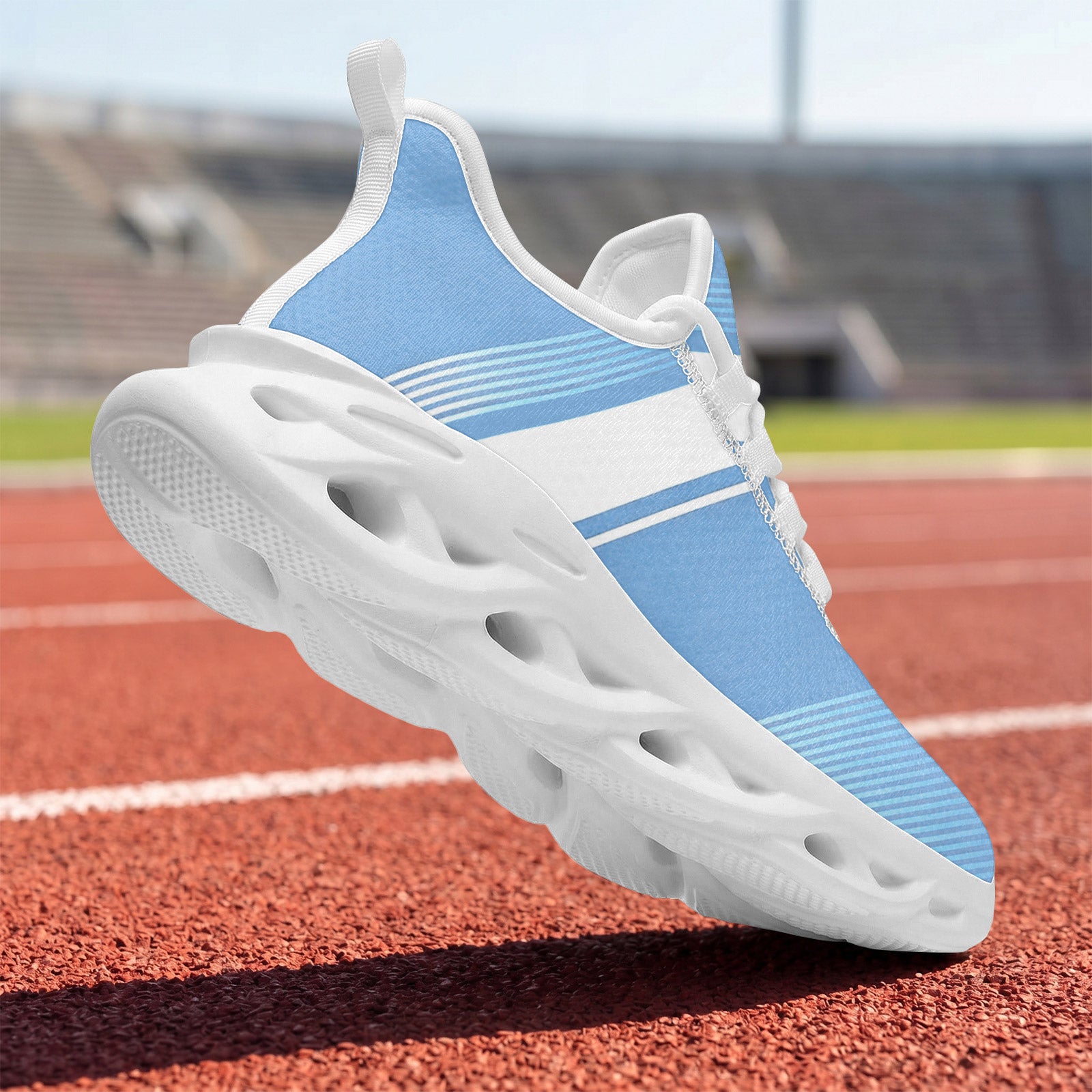 Custom Argentina 2026 World Cup Sneakers DIY Country Flag Running Shoes Lightweight Sport Shoes Gift for Football Fans Personalized Team Name and Logo FN003-F009152-4