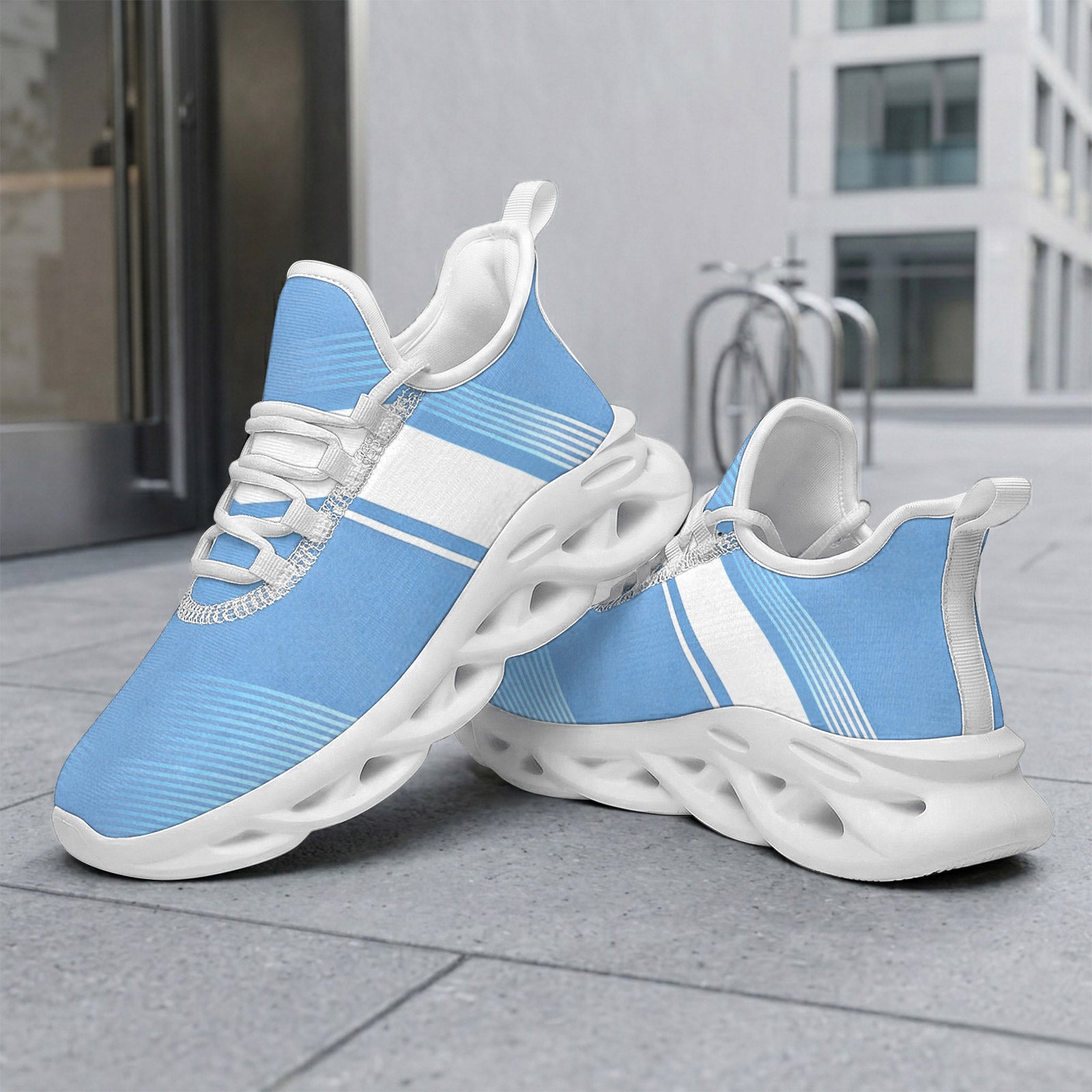 Custom Argentina 2026 World Cup Sneakers DIY Country Flag Running Shoes Lightweight Sport Shoes Gift for Football Fans Personalized Team Name and Logo FN003-F009152-4