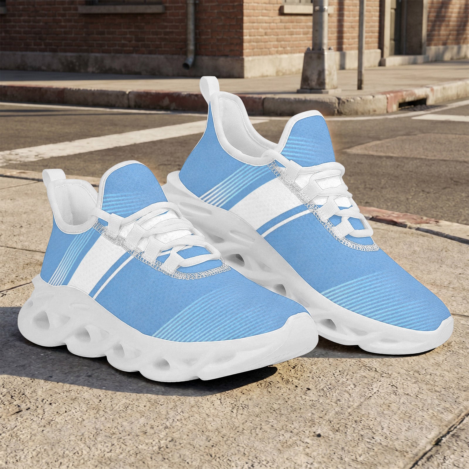 Custom Argentina 2026 World Cup Sneakers DIY Country Flag Running Shoes Lightweight Sport Shoes Gift for Football Fans Personalized Team Name and Logo FN003-F009152-4