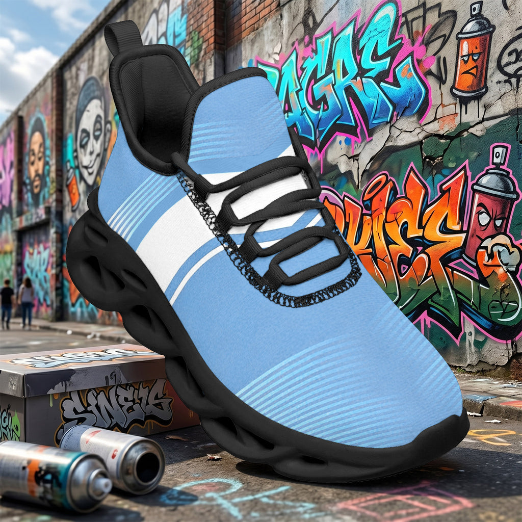 Custom Argentina 2026 World Cup Sneakers DIY Country Flag Running Shoes Lightweight Sport Shoes Gift for Football Fans Personalized Team Name and Logo FN003-F009152-4