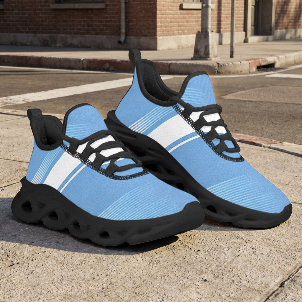Custom Argentina 2026 World Cup Sneakers DIY Country Flag Running Shoes Lightweight Sport Shoes Gift for Football Fans Personalized Team Name and Logo FN003-F009152-4