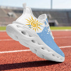 Custom Argentina 2026 World Cup Sneakers DIY Country Flag Running Shoes Lightweight Sport Shoes Gift for Football Fans Personalized Team Name and Logo FN003-F009152-5