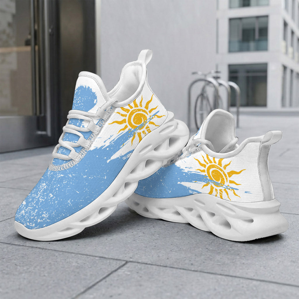 Custom Argentina 2026 World Cup Sneakers DIY Country Flag Running Shoes Lightweight Sport Shoes Gift for Football Fans Personalized Team Name and Logo FN003-F009152-5