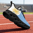 Custom Argentina 2026 World Cup Sneakers DIY Country Flag Running Shoes Lightweight Sport Shoes Gift for Football Fans Personalized Team Name and Logo FN003-F009152-5