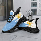 Custom Argentina 2026 World Cup Sneakers DIY Country Flag Running Shoes Lightweight Sport Shoes Gift for Football Fans Personalized Team Name and Logo FN003-F009152-5