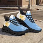 Custom Argentina 2026 World Cup Sneakers DIY Country Flag Running Shoes Lightweight Sport Shoes Gift for Football Fans Personalized Team Name and Logo FN003-F009152-5