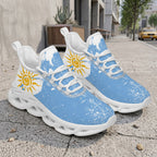 Custom Argentina 2026 World Cup Sneakers DIY Country Flag Running Shoes Lightweight Sport Shoes Gift for Football Fans Personalized Team Name and Logo FN003-F009152-5