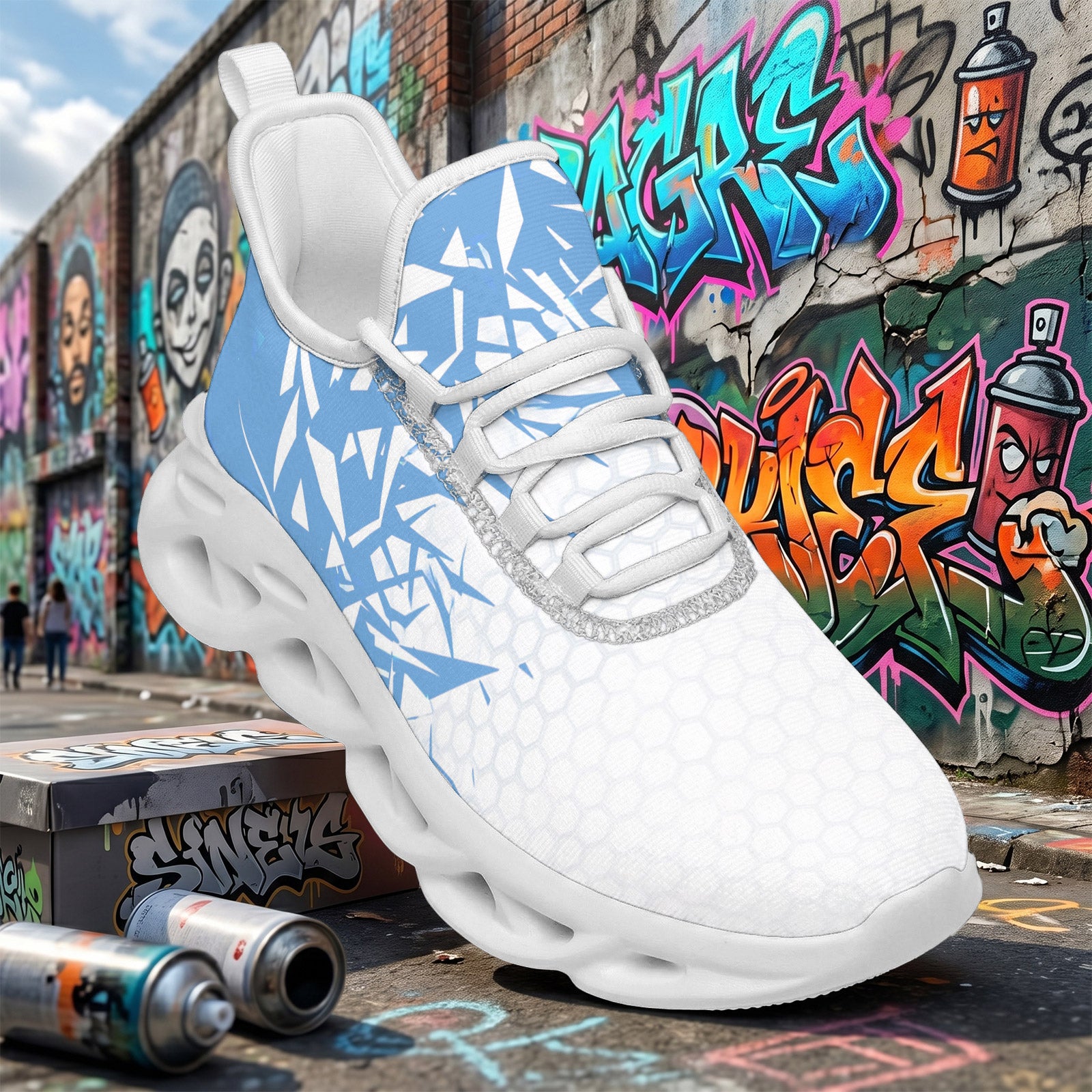 Custom Argentina 2026 World Cup Sneakers DIY Country Flag Running Shoes Lightweight Sport Shoes Gift for Football Fans Personalized Team Name and Logo FN003-F009152-6