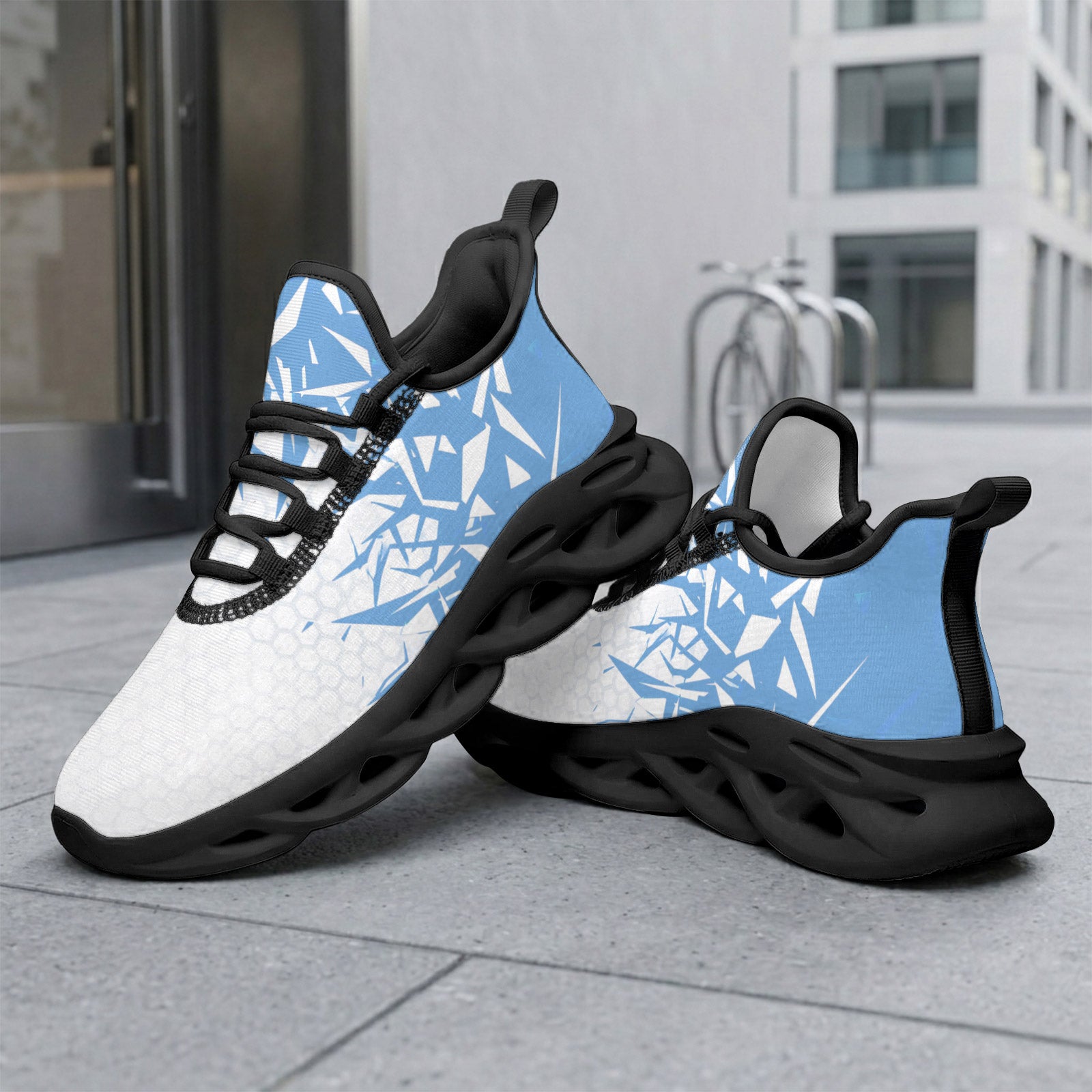 Custom Argentina 2026 World Cup Sneakers DIY Country Flag Running Shoes Lightweight Sport Shoes Gift for Football Fans Personalized Team Name and Logo FN003-F009152-6