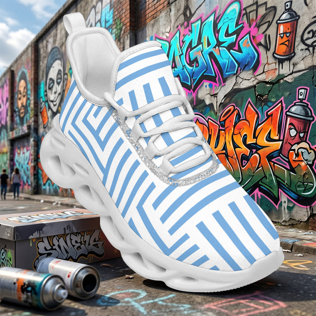 Custom Argentina 2026 World Cup Sneakers DIY Country Flag Running Shoes Lightweight Sport Shoes Gift for Football Fans Personalized Team Name and Logo FN003-F009152-7