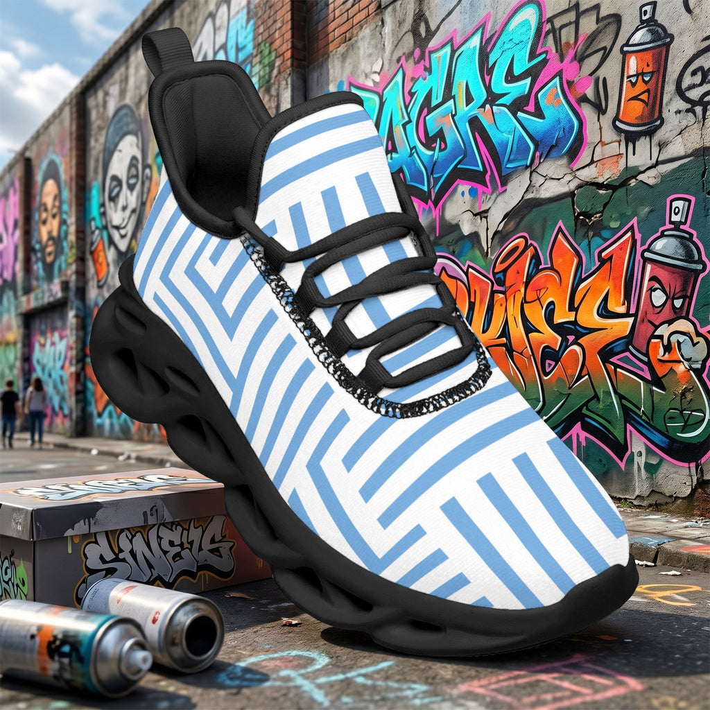 Custom Argentina 2026 World Cup Sneakers DIY Country Flag Running Shoes Lightweight Sport Shoes Gift for Football Fans Personalized Team Name and Logo FN003-F009152-7