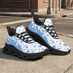 Custom Argentina 2026 World Cup Sneakers DIY Country Flag Running Shoes Lightweight Sport Shoes Gift for Football Fans Personalized Team Name and Logo FN003-F009152-8