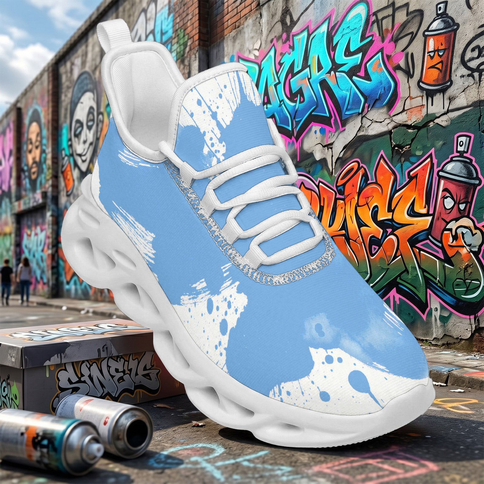 Custom Argentina 2026 World Cup Sneakers DIY Country Flag Running Shoes Lightweight Sport Shoes Gift for Football Fans Personalized Team Name and Logo FN003-F009152-9