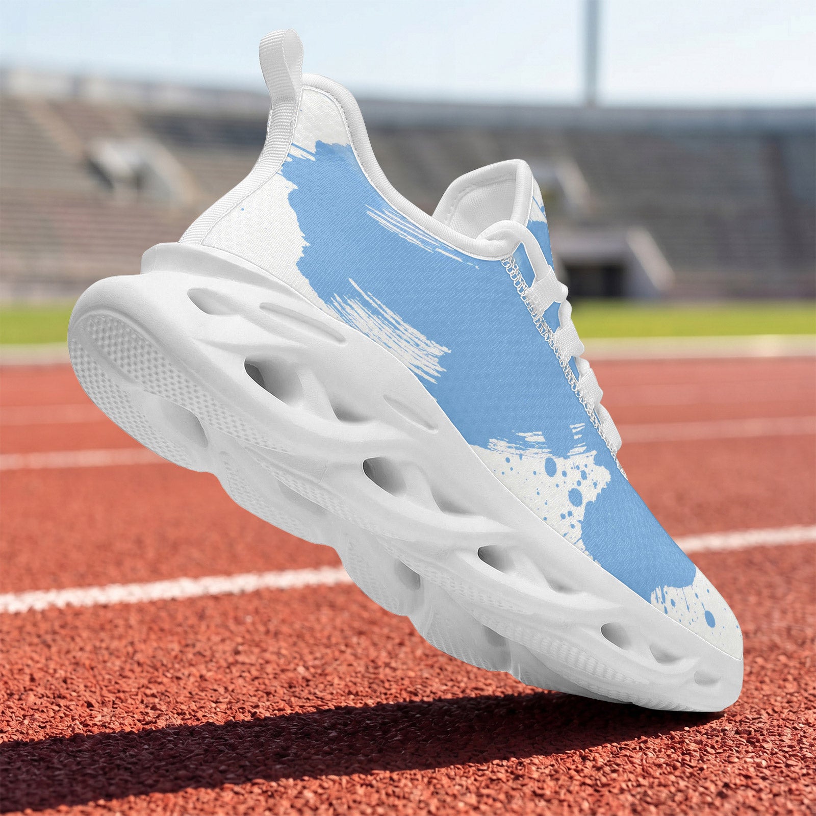Custom Argentina 2026 World Cup Sneakers DIY Country Flag Running Shoes Lightweight Sport Shoes Gift for Football Fans Personalized Team Name and Logo FN003-F009152-9