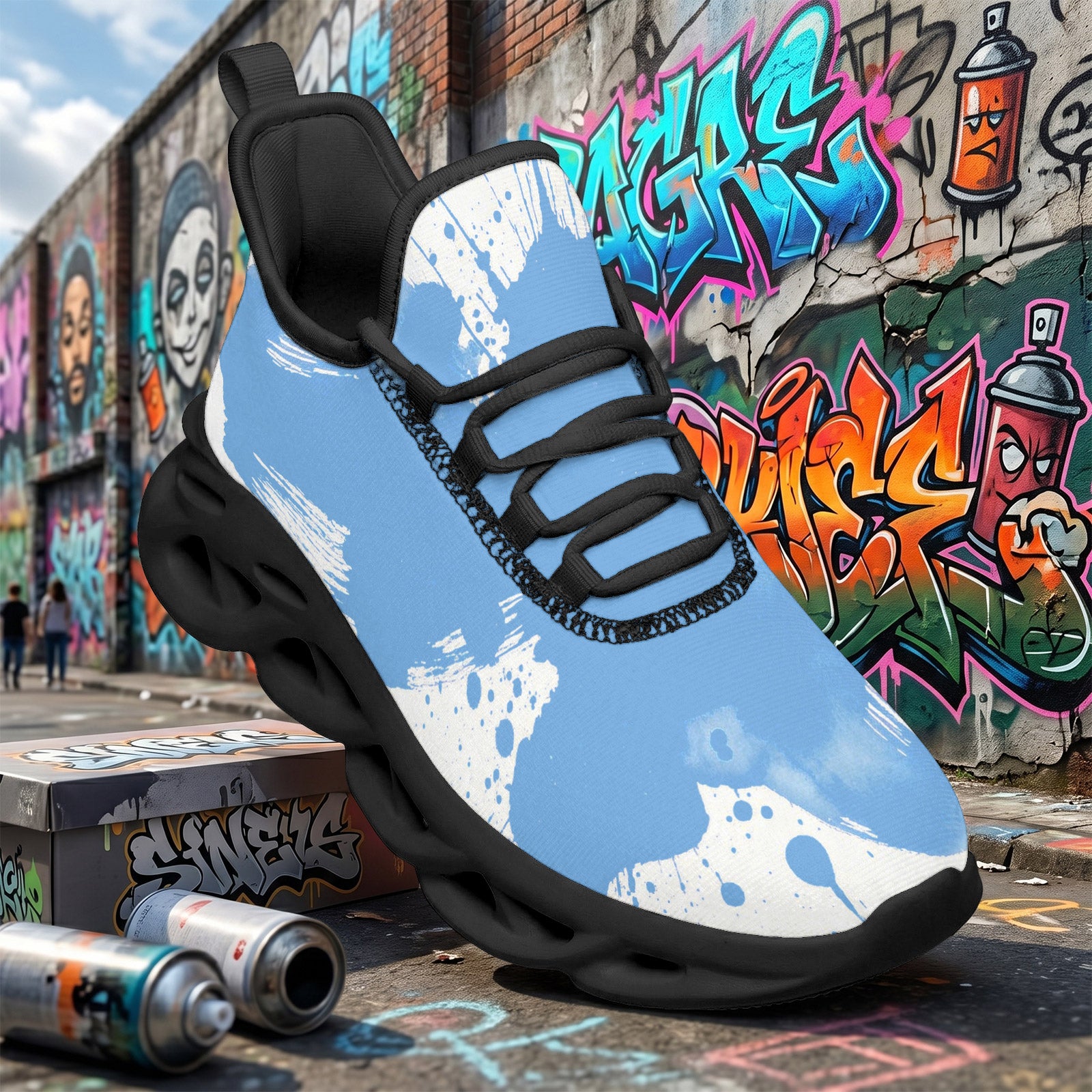 Custom Argentina 2026 World Cup Sneakers DIY Country Flag Running Shoes Lightweight Sport Shoes Gift for Football Fans Personalized Team Name and Logo FN003-F009152-9