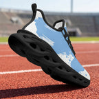 Custom Argentina 2026 World Cup Sneakers DIY Country Flag Running Shoes Lightweight Sport Shoes Gift for Football Fans Personalized Team Name and Logo FN003-F009152-9
