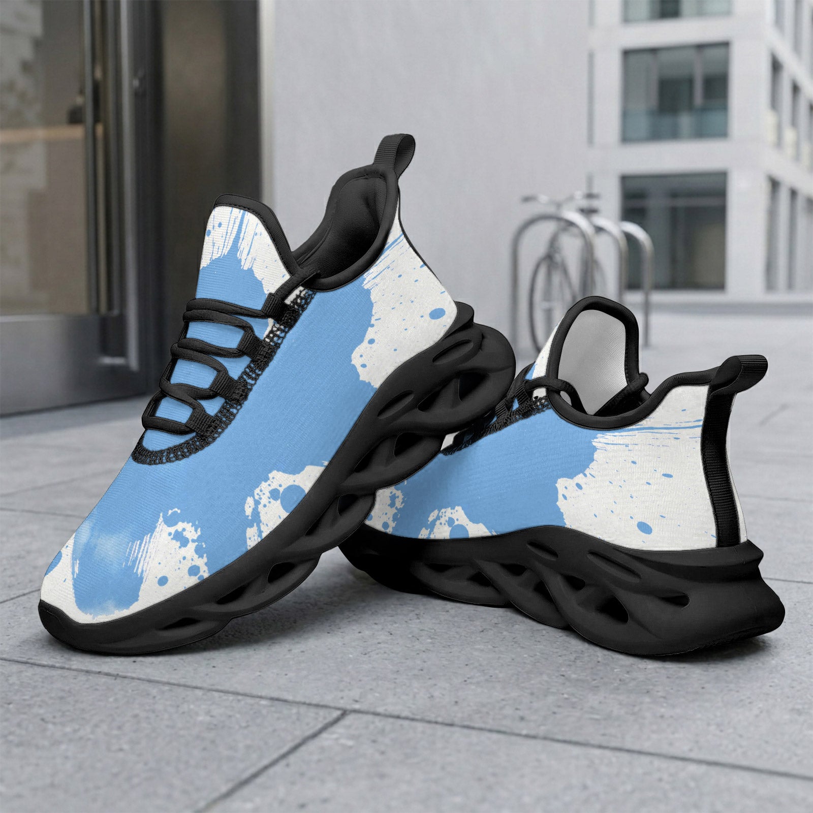 Custom Argentina 2026 World Cup Sneakers DIY Country Flag Running Shoes Lightweight Sport Shoes Gift for Football Fans Personalized Team Name and Logo FN003-F009152-9