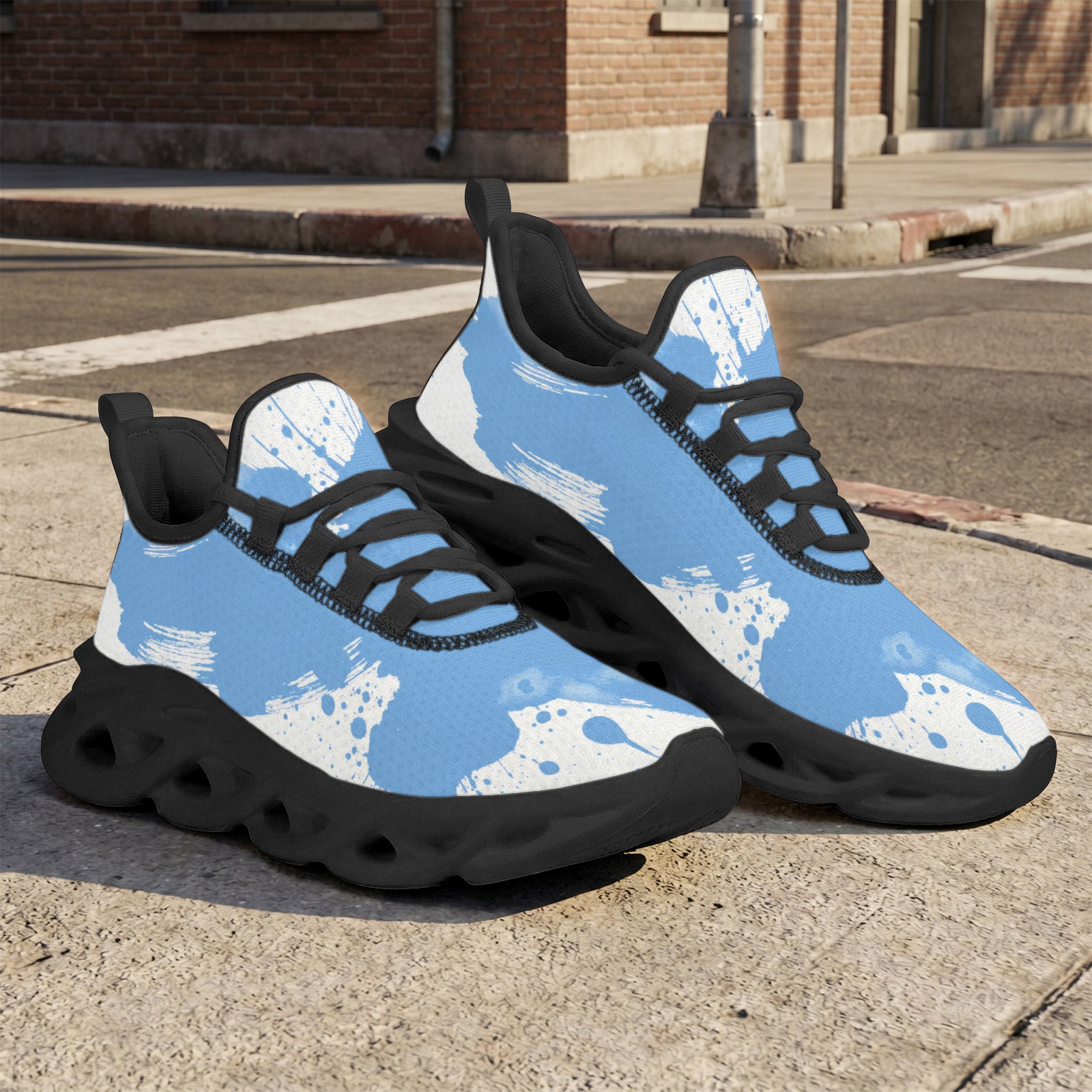 Custom Argentina 2026 World Cup Sneakers DIY Country Flag Running Shoes Lightweight Sport Shoes Gift for Football Fans Personalized Team Name and Logo FN003-F009152-9
