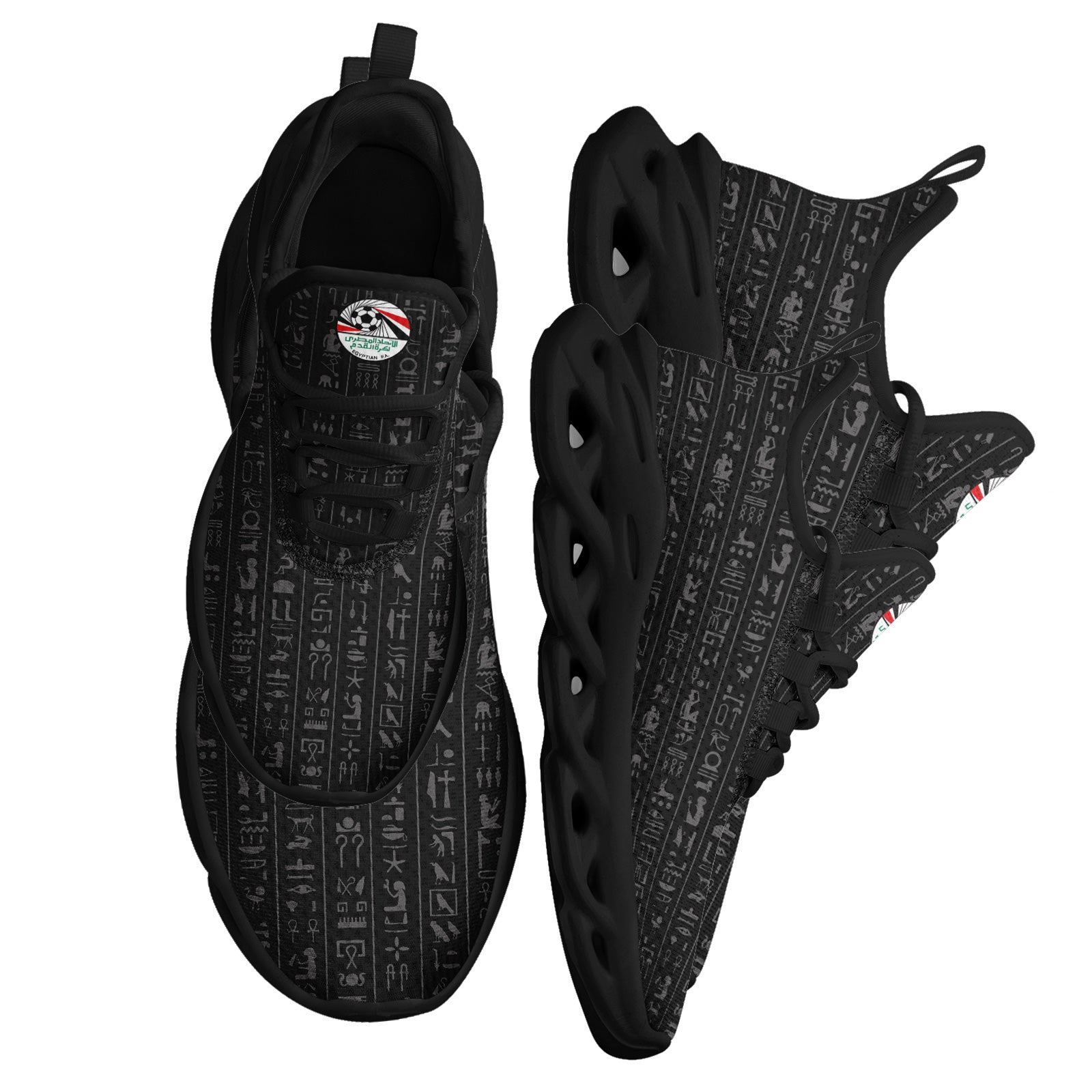 Custom Egypt 2026 World Cup High Quality Soccer Stadium Version Jersey Sneakers Sports Shoes and Hat Combo Offer Personalized Team Name and Logo ZH-F025147-1