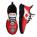 Custom 2026 World Cup Canada High Quality Soccer Stadium Version Jersey Sneakers Sports Shoes and Hat Combo Offer Personalized Team Name and Logo ZH-F023095-1