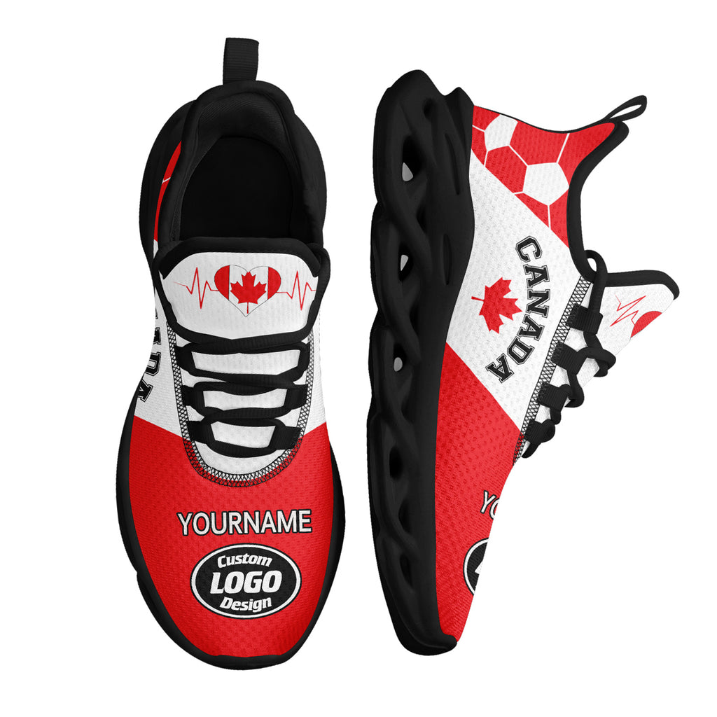 Custom 2026 World Cup Canada High Quality Soccer Stadium Version Jersey Sneakers Sports Shoes and Hat Combo Offer Personalized Team Name and Logo ZH-F023095-4