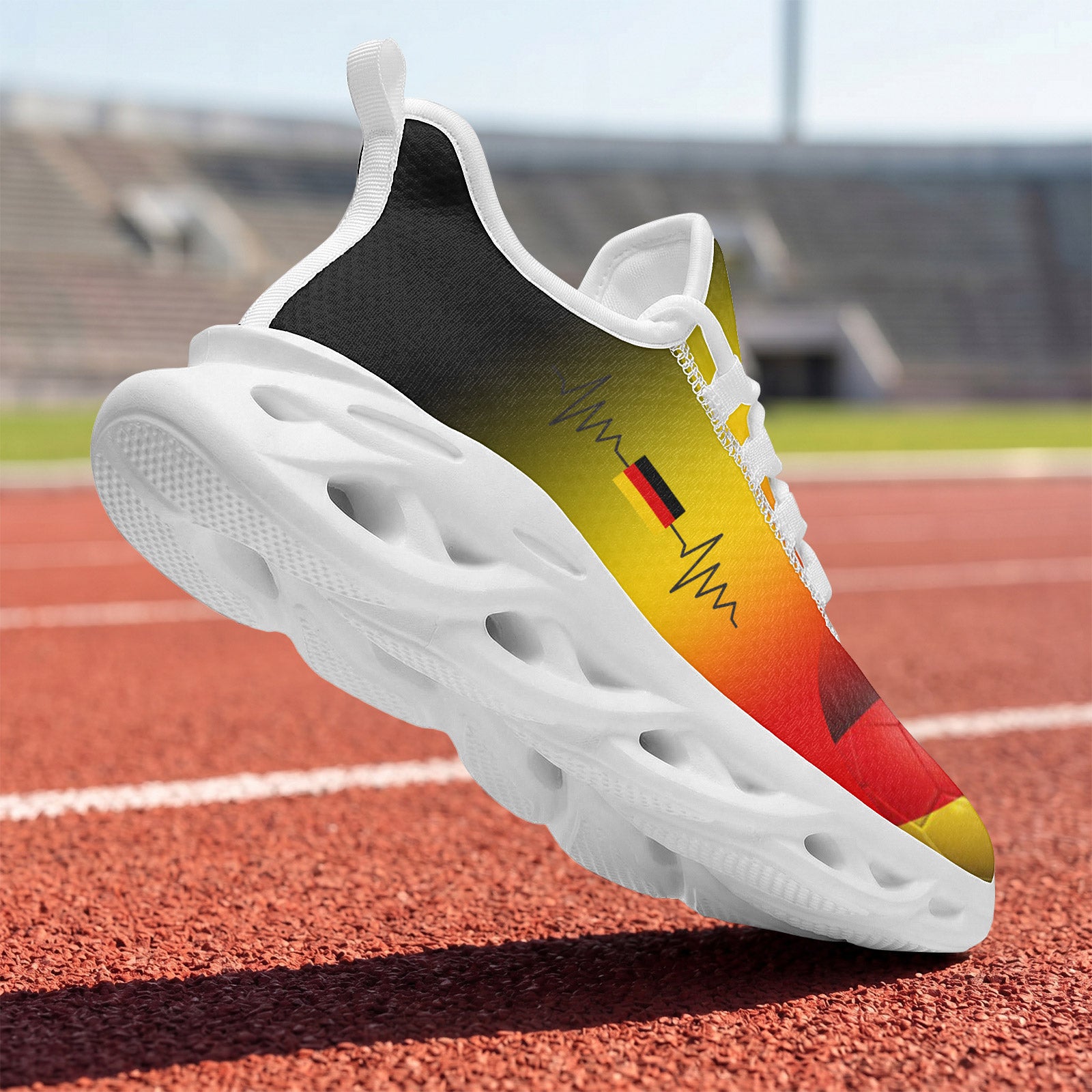 Custom 2026 World Cup Germany Sneakers DIY Country Flag Running Shoes Lightweight Sport Shoes Gift for Football Fans Personalized Team Name and Logo FN003-F023101-10