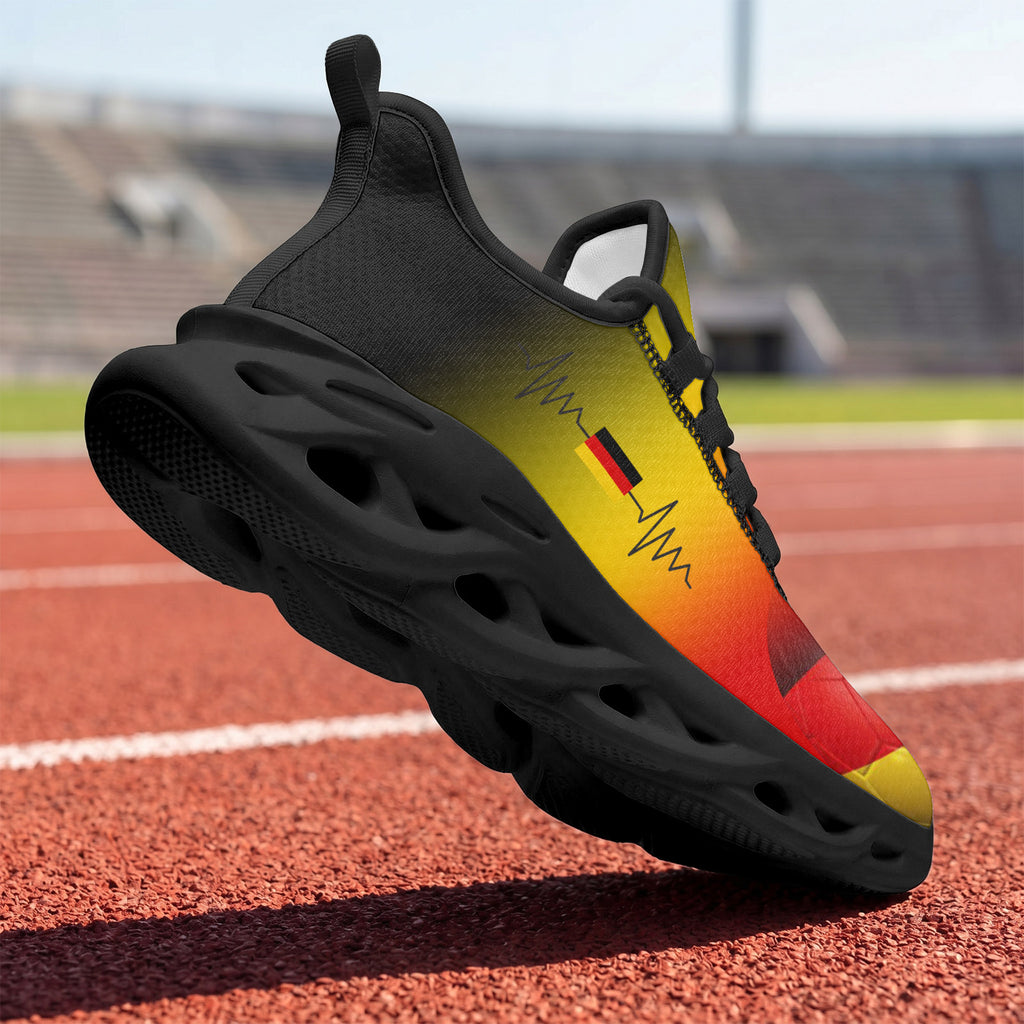 Custom 2026 World Cup Germany Sneakers DIY Country Flag Running Shoes Lightweight Sport Shoes Gift for Football Fans Personalized Team Name and Logo FN003-F023101-10