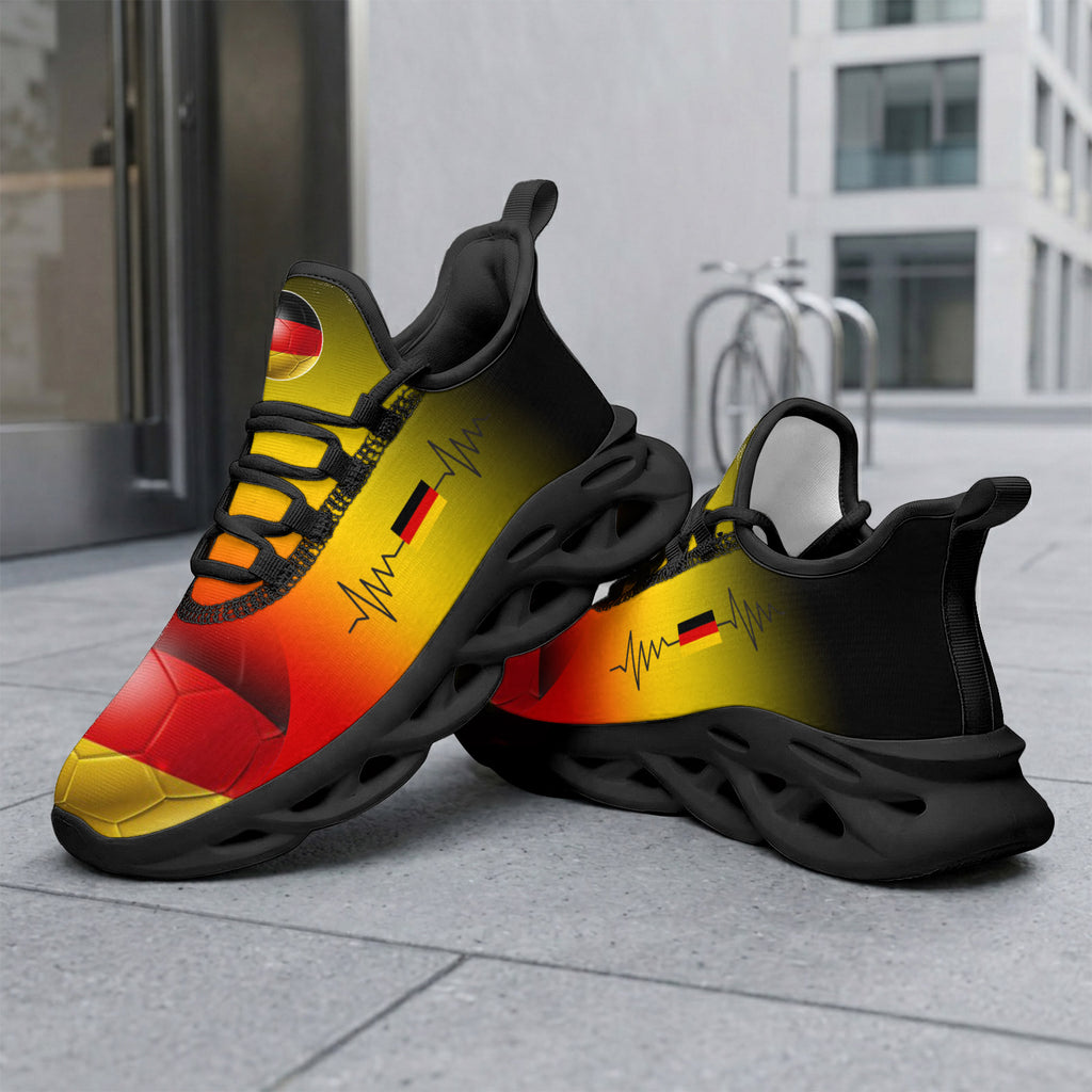 Custom 2026 World Cup Germany Sneakers DIY Country Flag Running Shoes Lightweight Sport Shoes Gift for Football Fans Personalized Team Name and Logo FN003-F023101-10