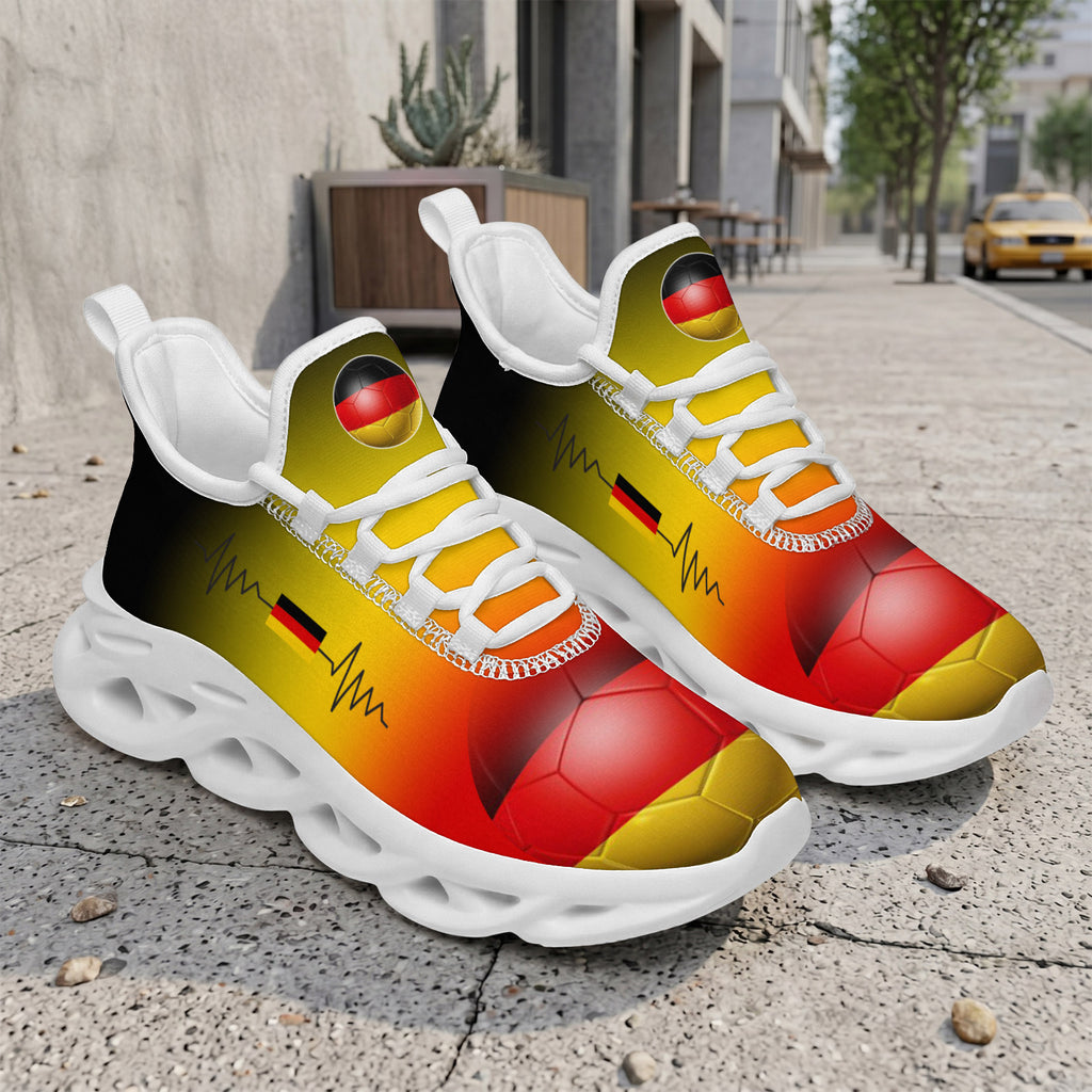 Custom 2026 World Cup Germany Sneakers DIY Country Flag Running Shoes Lightweight Sport Shoes Gift for Football Fans Personalized Team Name and Logo FN003-F023101-10