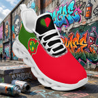 Custom 2026 World Cup Portugal Sneakers DIY Country Flag Running Shoes Lightweight Sport Shoes Gift for Football Fans Personalized Team Name and Logo FN003-F023101-12