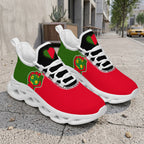Custom 2026 World Cup Portugal Sneakers DIY Country Flag Running Shoes Lightweight Sport Shoes Gift for Football Fans Personalized Team Name and Logo FN003-F023101-12