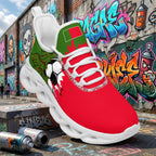 Custom 2026 World Cup Portugal Sneakers DIY Country Flag Running Shoes Lightweight Sport Shoes Gift for Football Fans Personalized Team Name and Logo FN003-F023101-15